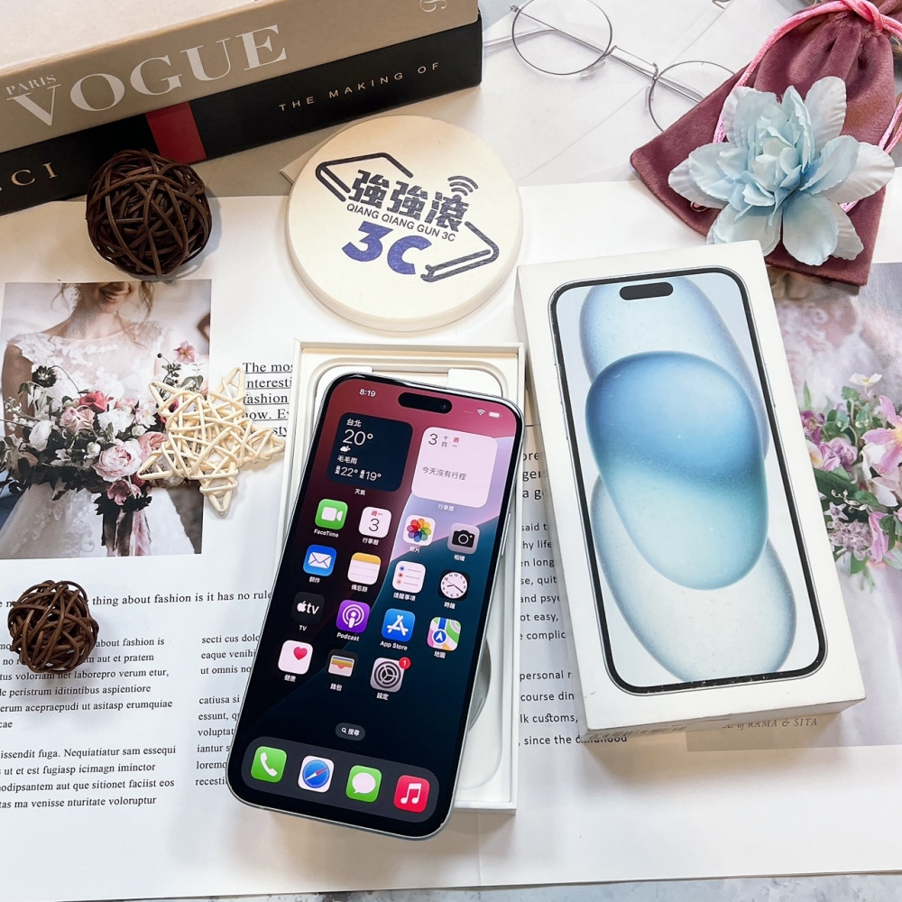 二手 iPhone 15Plus 256G 藍色 *50552（店保365天）