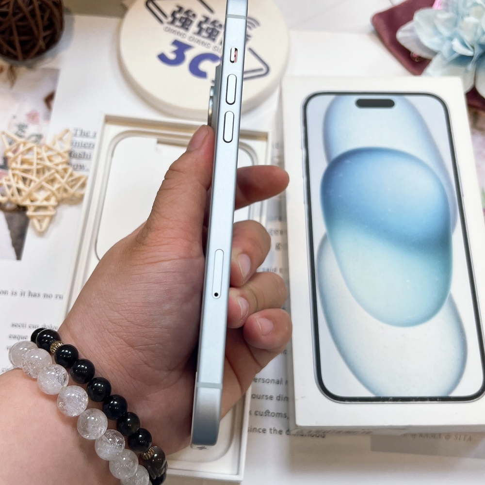二手 iPhone 15Plus 256G 藍色 *50552（店保365天）