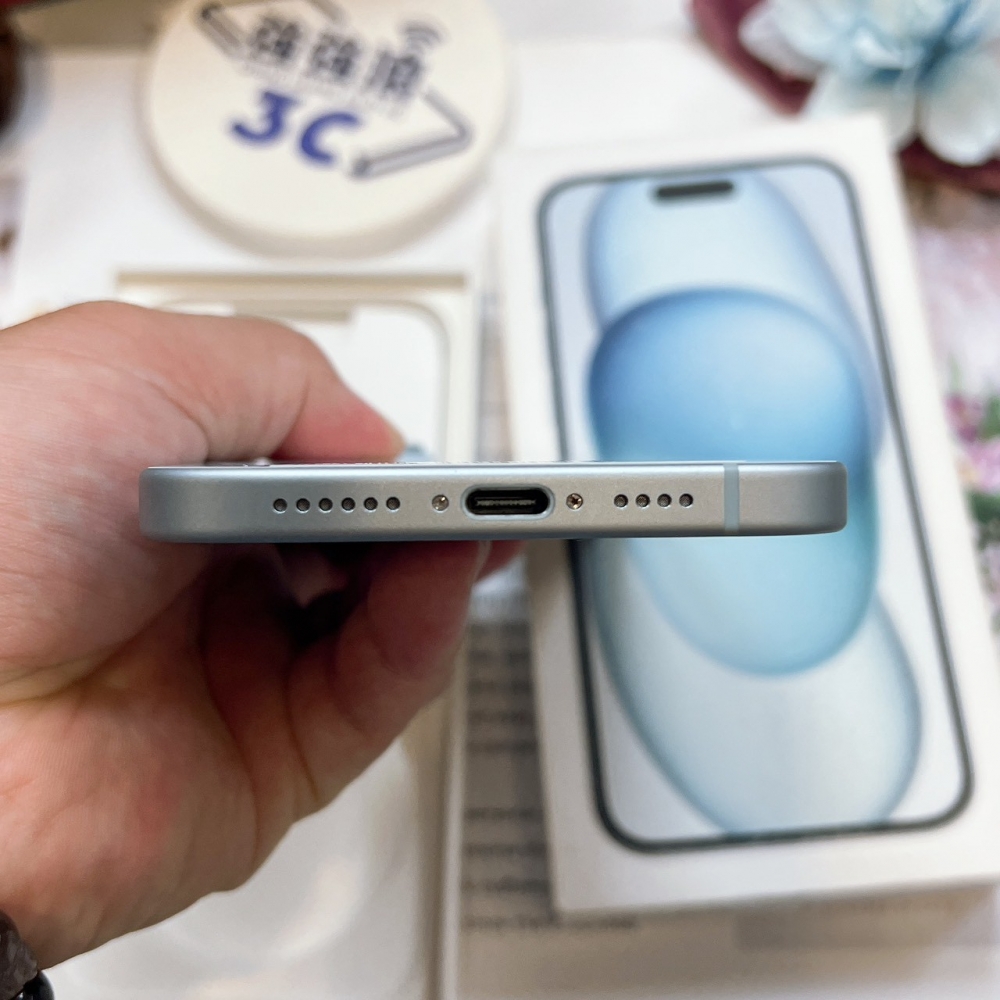 二手 iPhone 15Plus 256G 藍色 *50552（店保365天）
