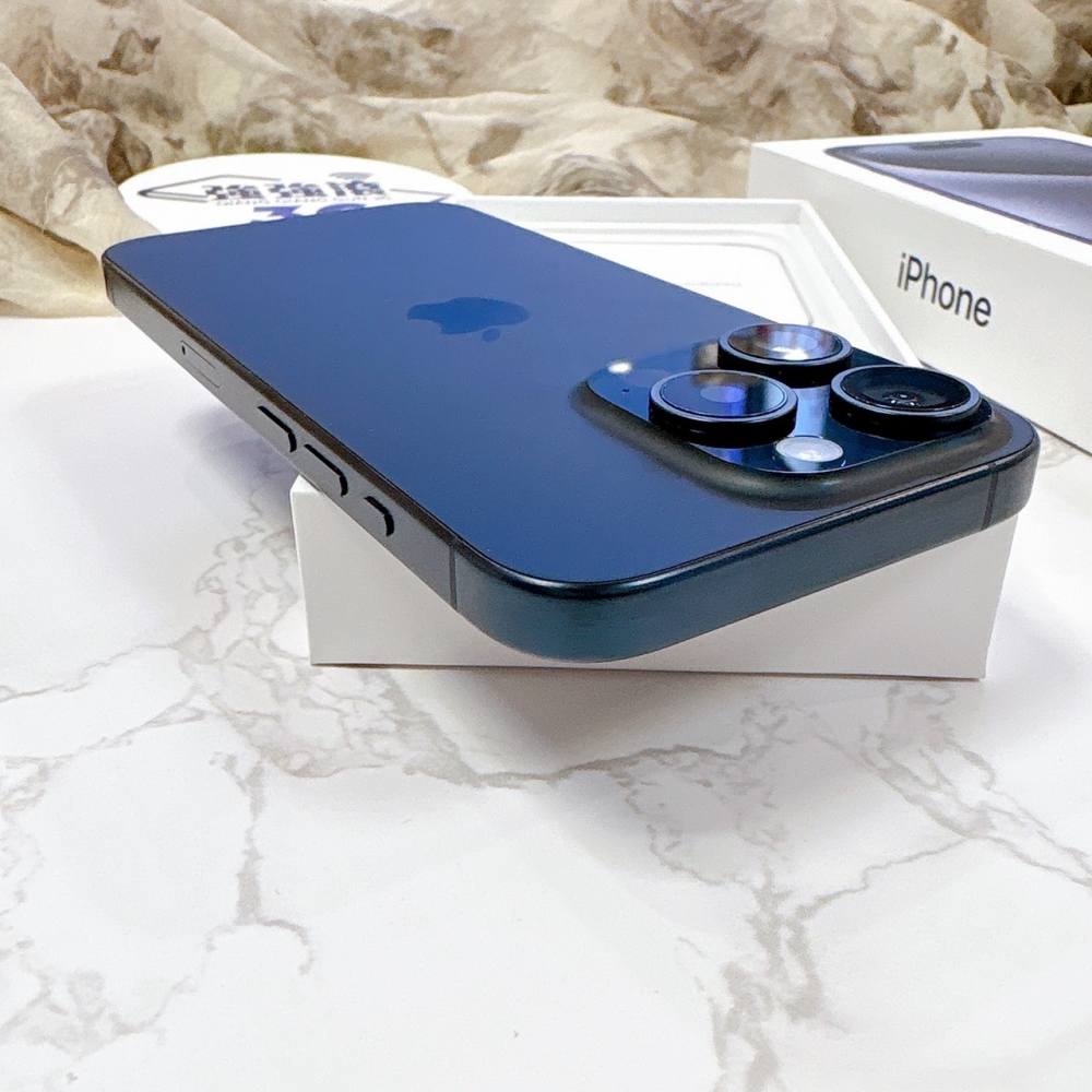 二手 iPhone15Pro 256G 藍色*09072 (店家保固365天)