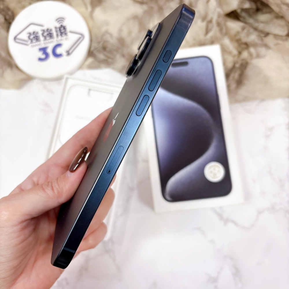 二手 iPhone 15 Pro Max 256G 藍鈦色*97664(店保365天)
