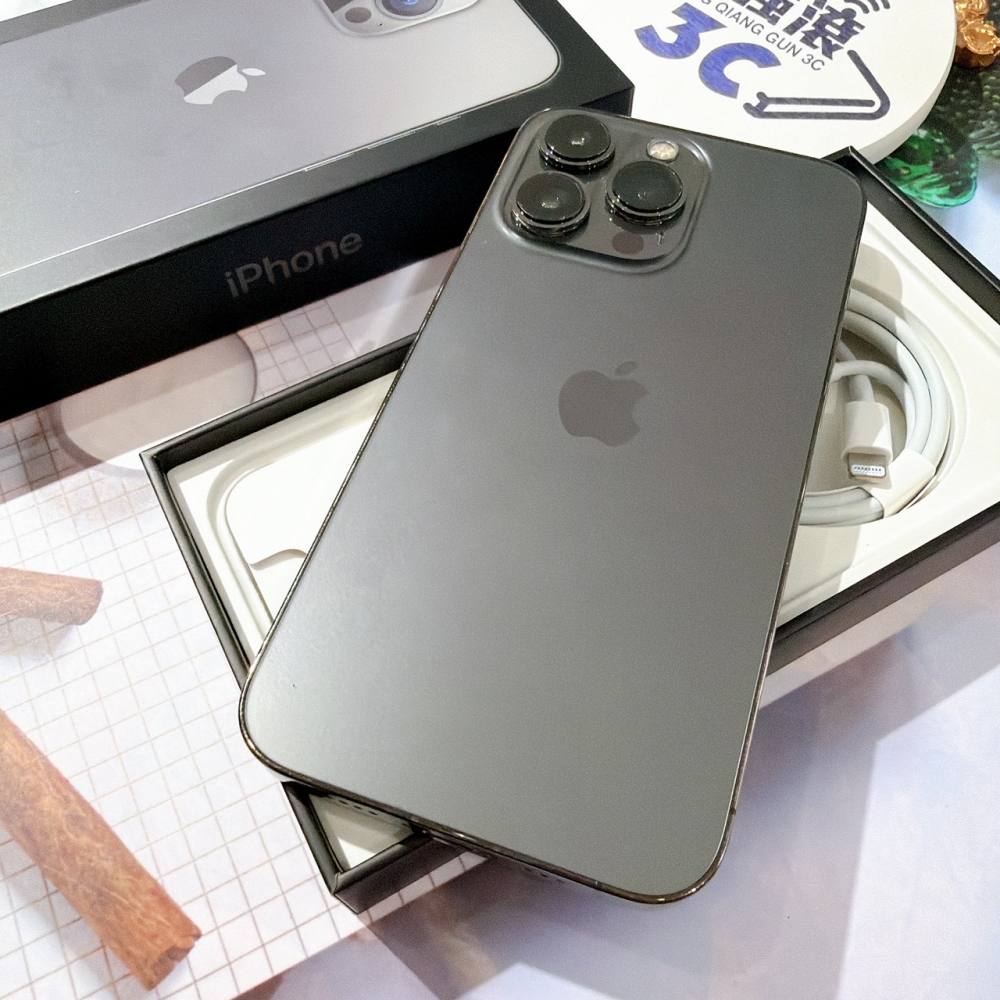善化-二手 iPhone13 Pro 128G 黑色 #51631（店家保固365天）