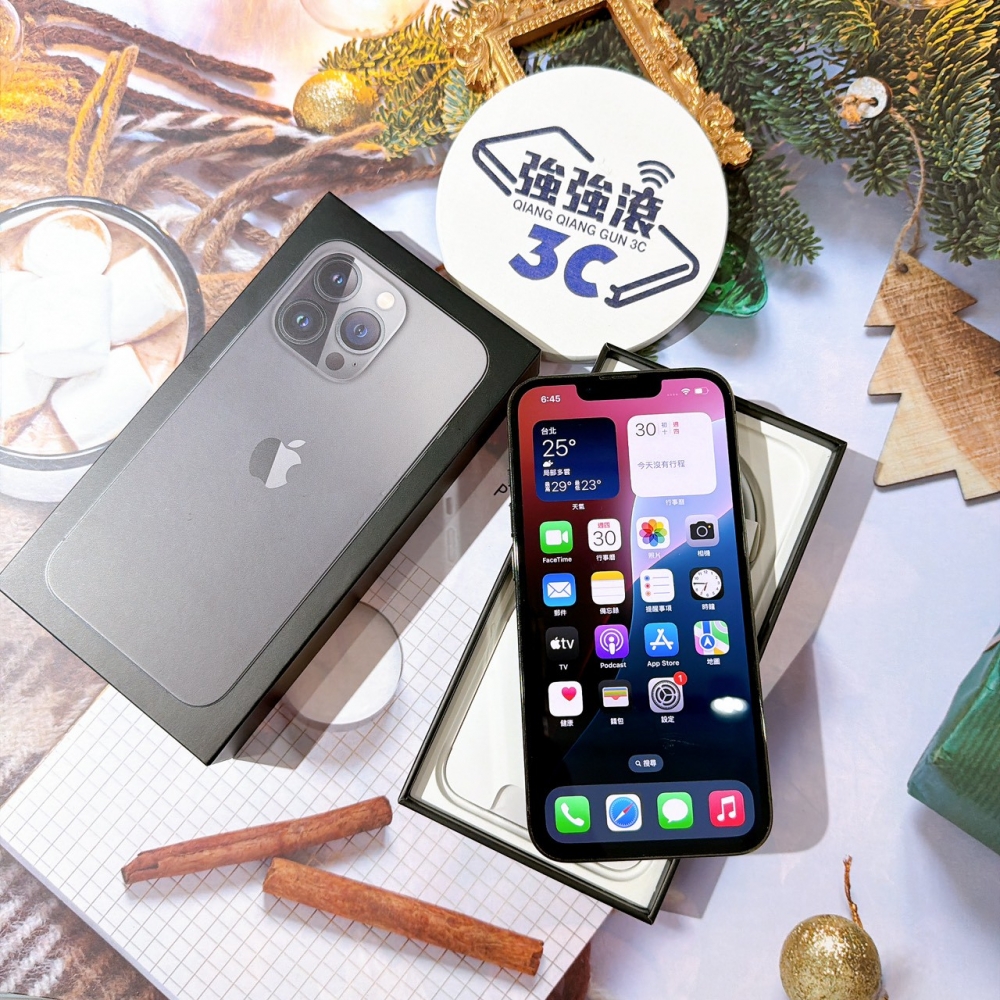 善化-二手 iPhone13 Pro 128G 黑色 #51631（店家保固365天）