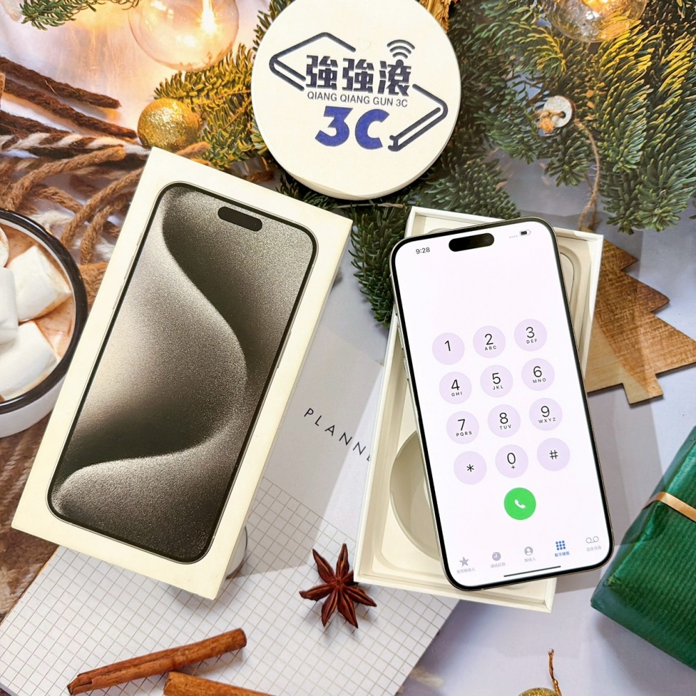 善化-二手 iPhone15 Pro Max 256G 白色 #03850（店家保固365天）