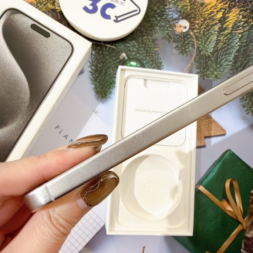 善化-二手 iPhone15 Pro Max 256G 白色 #03850（店家保固365天）