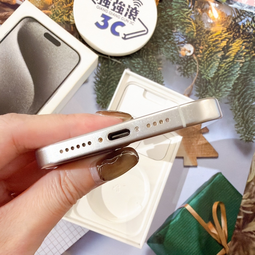 善化-二手 iPhone15 Pro Max 256G 白色 #03850（店家保固365天）