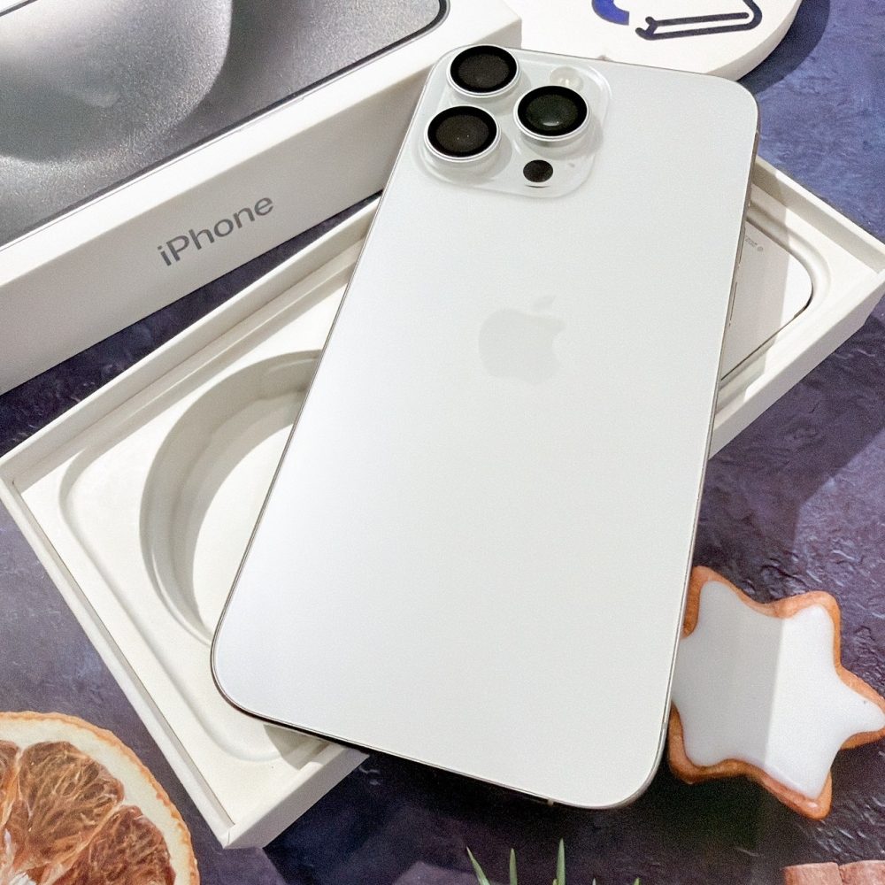 善化-二手 iPhone15 Pro Max 256G 白色 #62546(店家保固365天)