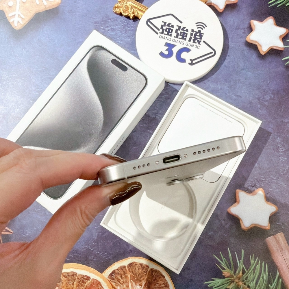 善化-二手 iPhone15 Pro Max 256G 白色 #62546(店家保固365天)