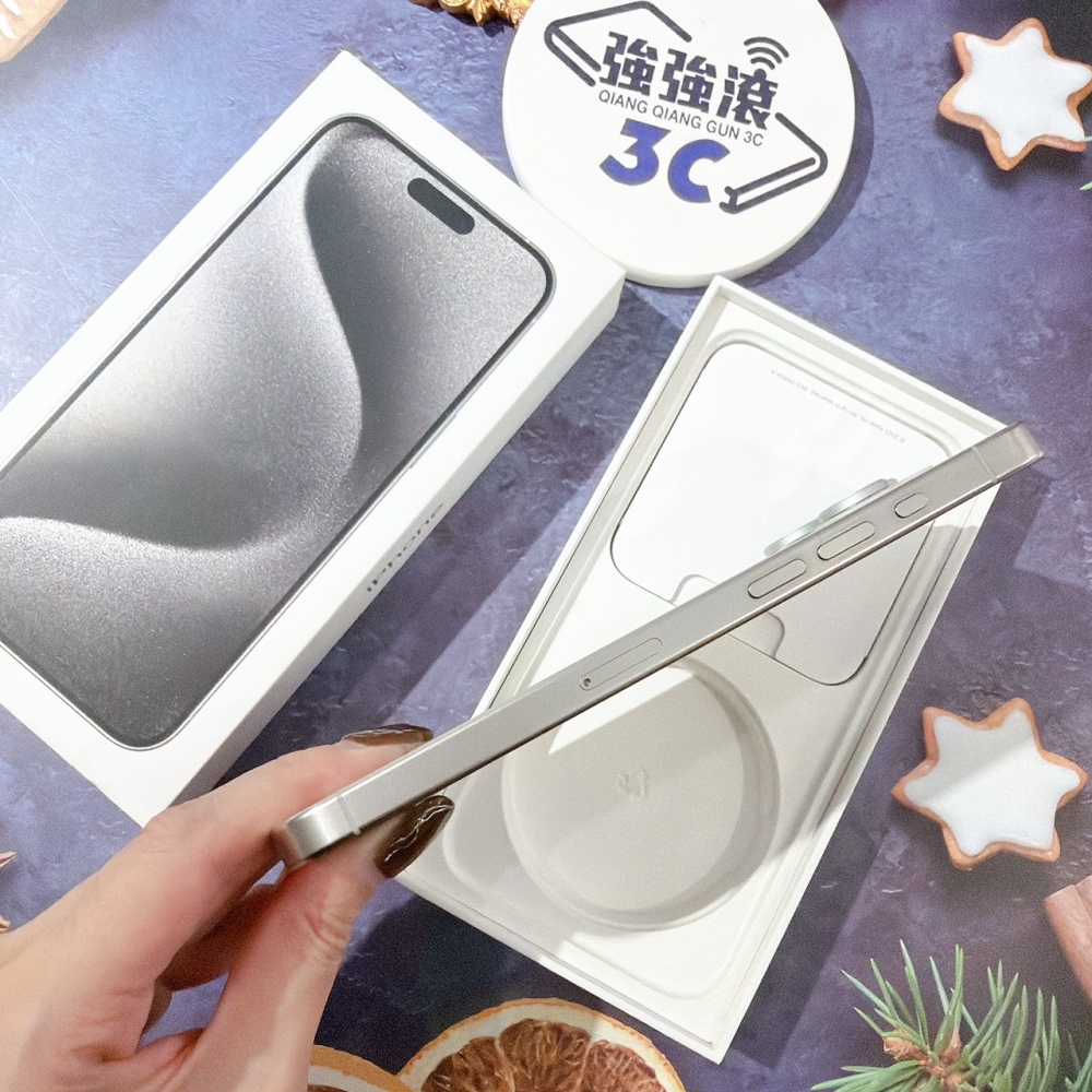 善化-二手 iPhone15 Pro Max 256G 白色 #62546(店家保固365天)