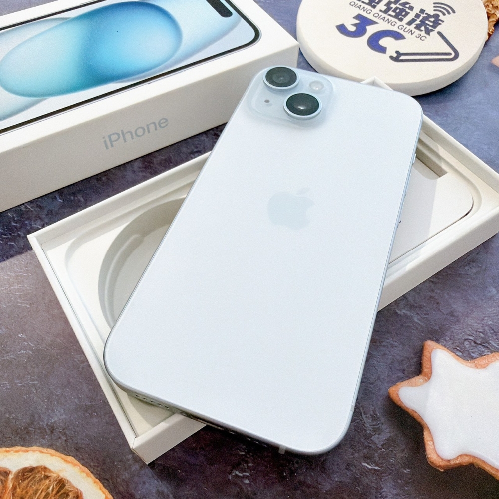 善化-二手 iPhone15 128G 藍色 #80942（店家保固365天）