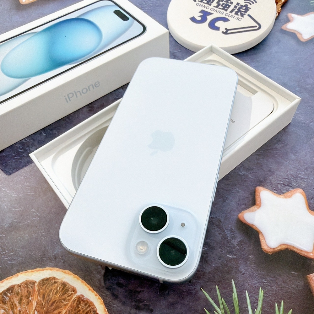 善化-二手 iPhone15 128G 藍色 #80942（店家保固365天）