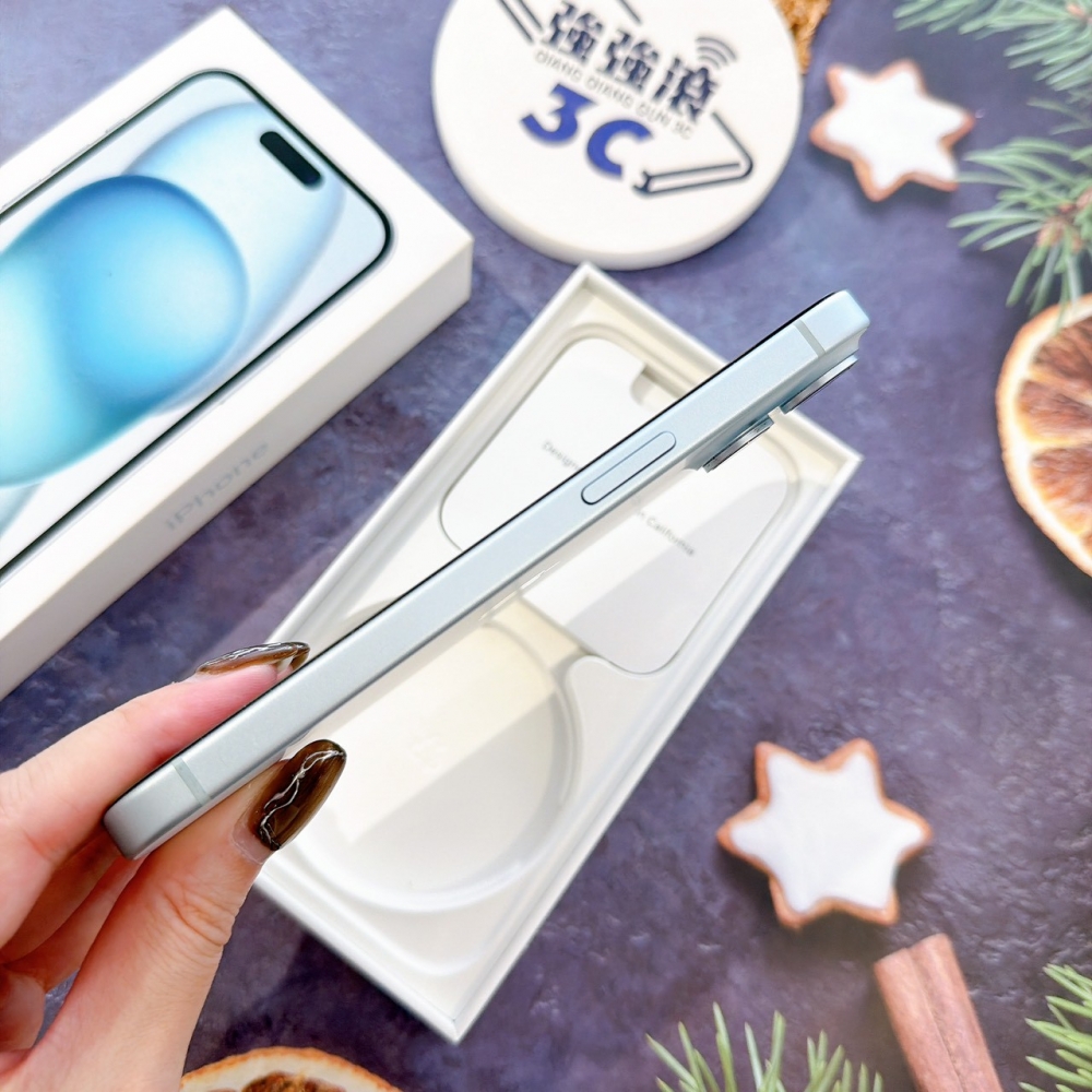 善化-二手 iPhone15 128G 藍色 #80942（店家保固365天）