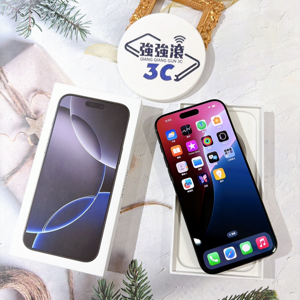 善化-二手 iPhone16 Pro Max 256G 黑色 #51657(店家保固365天)