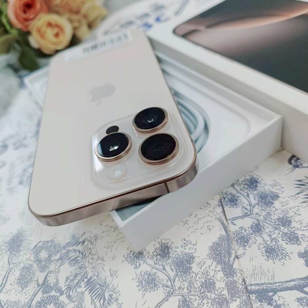 歸仁-二手iPhone16 Pro 256G 金色 #95987（原廠保固）