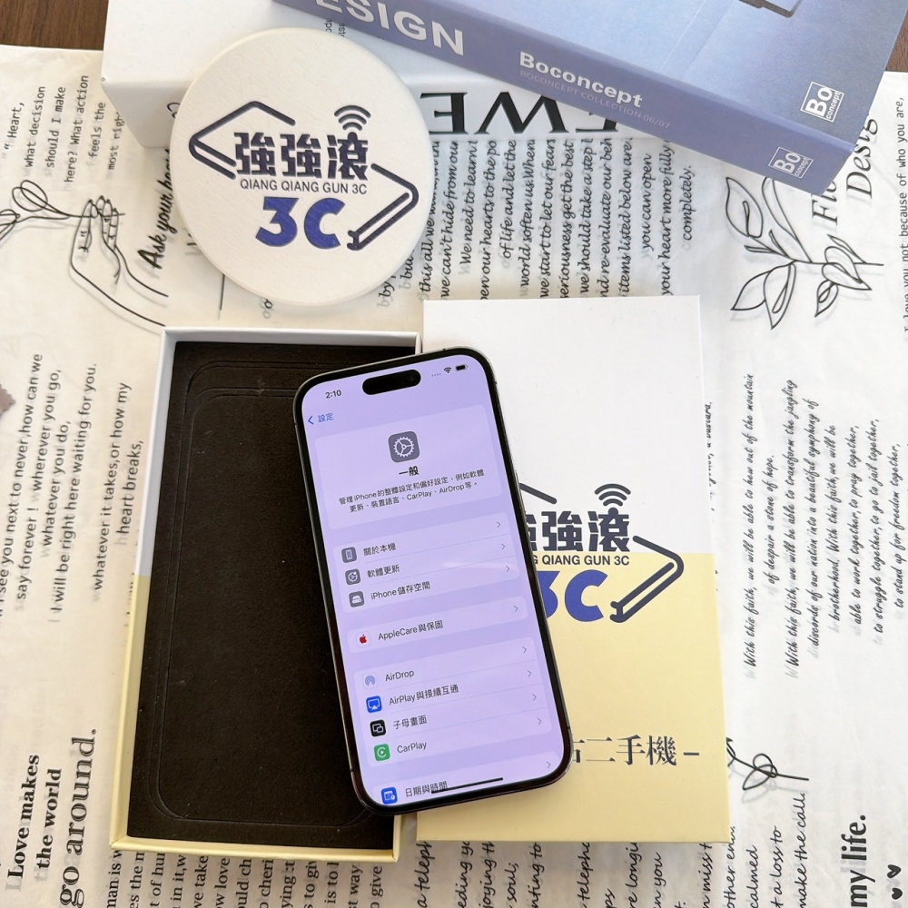 鹽行-二手 iPhone14Pro 128G 紫色#10309(店保365天)