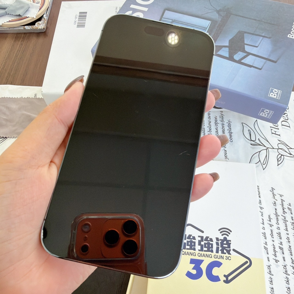 鹽行-二手 iPhone14Pro 128G 紫色#10309(店保365天)