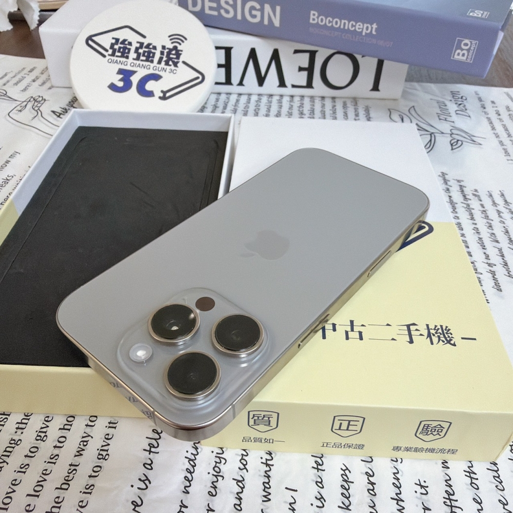 鹽行-二手 iPhone16 Pro  256G 原色#13596（原廠保內）