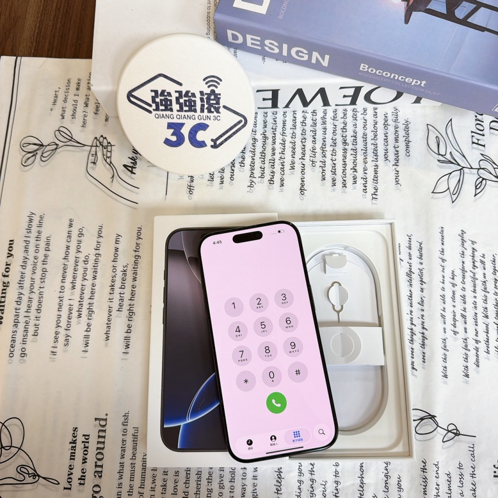 鹽行-二手 iPhone16 Pro 256G 黑色#13736（店保365天）