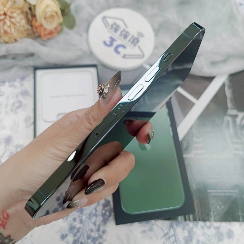 歸仁-二手iPhone13 pro 128G 綠色#87930（店保365天）