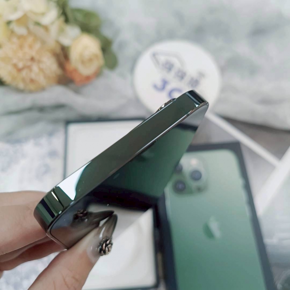 歸仁-二手iPhone13 pro 128G 綠色#87930（店保365天）
