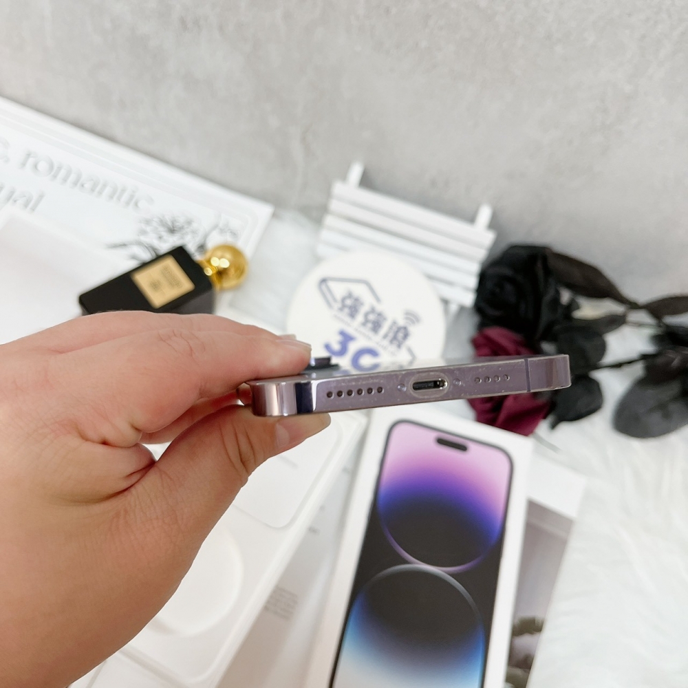 佳里-二手 iPhone14 PRO MAX 128G 紫色 #32139(店家保固365天)