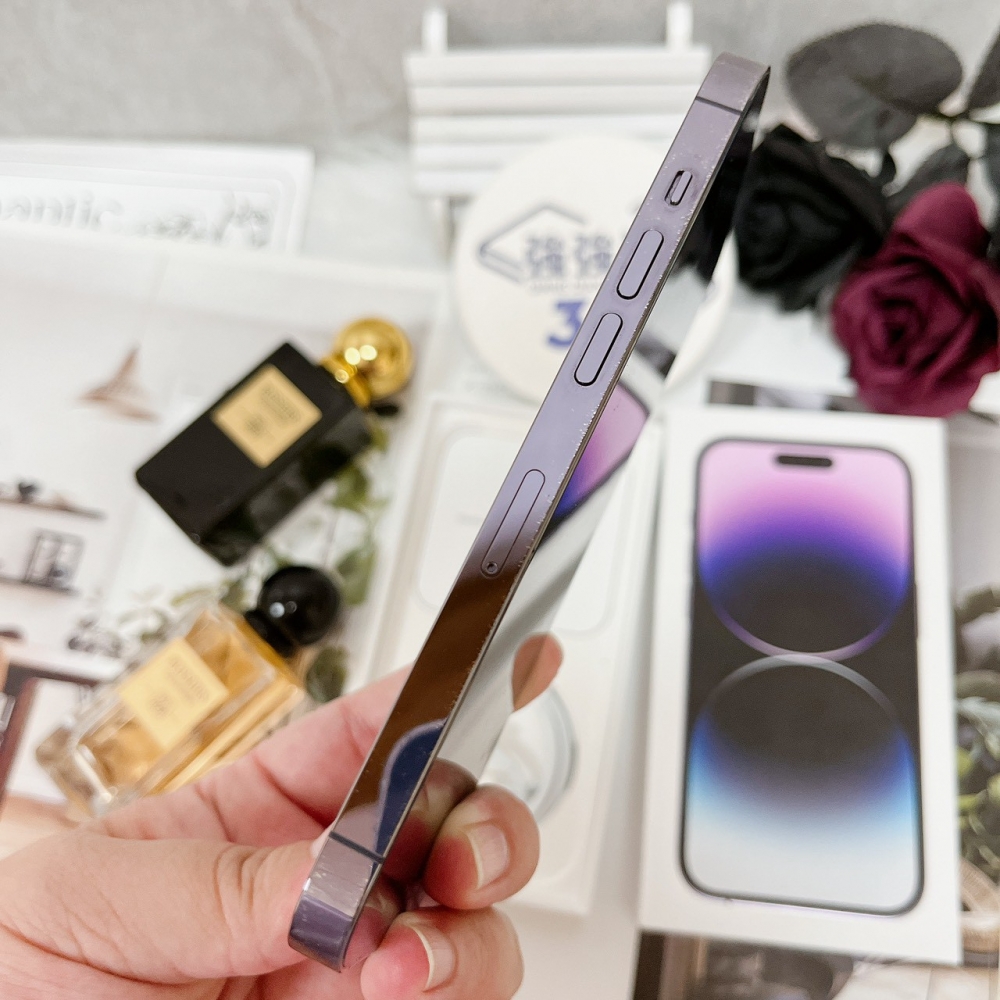 佳里-二手 iPhone14 PRO 256G 紫色 #08455(店家保固365天)