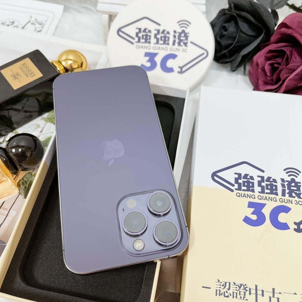 佳里-二手 iPhone14 PRO MAX 256G 紫色 #31086（店家保固365天）