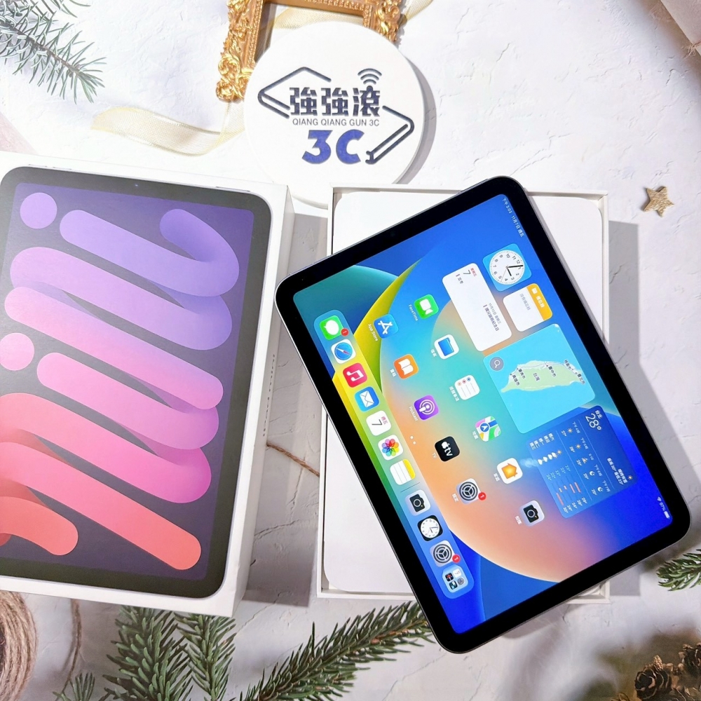 善化-二手iPad mini6 64G 紫色 #7m63n（店保30天）