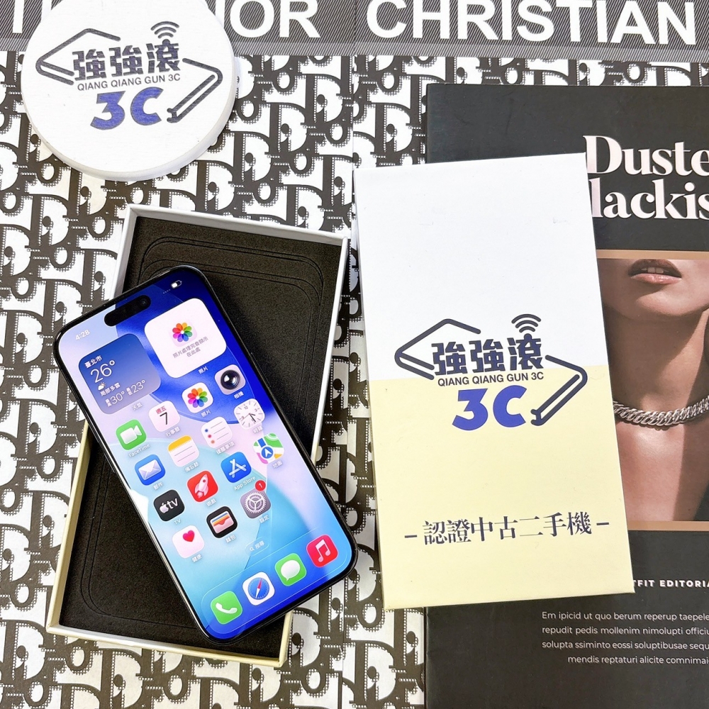 二手 iPhone15Pro 256G 藍色*87711 (店家保固365天)