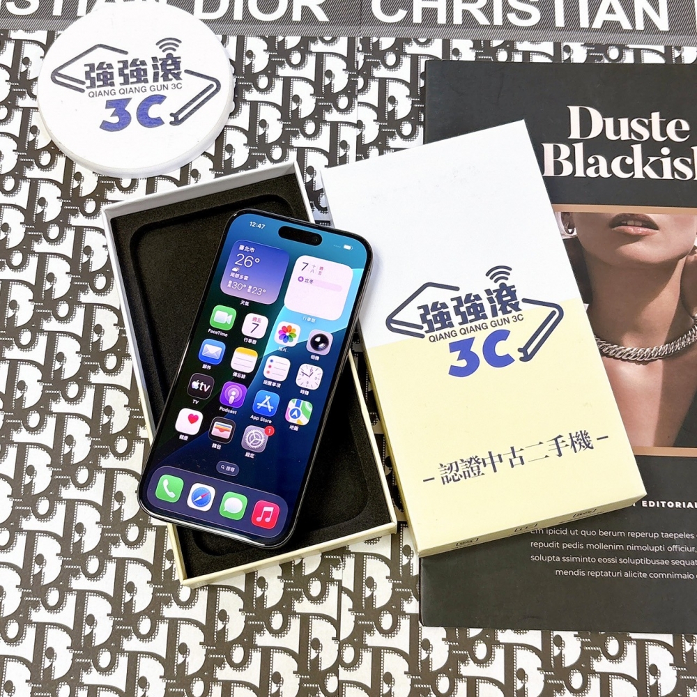 二手 iPhone15Pro 1TB 黑色*02839 (店家保固365天)