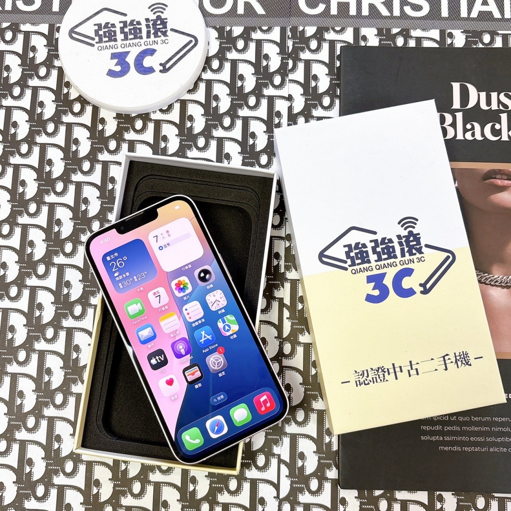 二手 iPhone13 256G 粉色 #48119（店家保固365天）