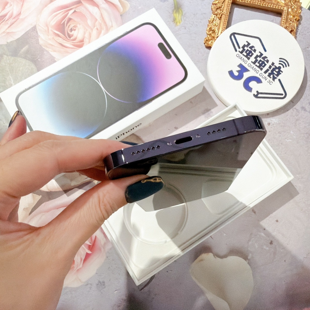 善化-二手 iPhone14 Pro Max 256G 紫色 #51035(店家保固365天)