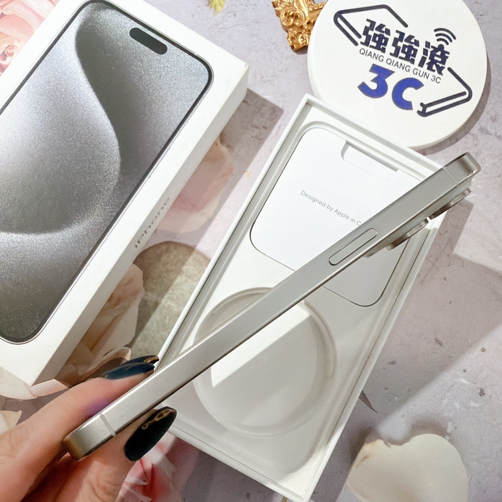 善化-二手 iPhone15 Pro Max 512G 白色 #71713（店家保固365天）