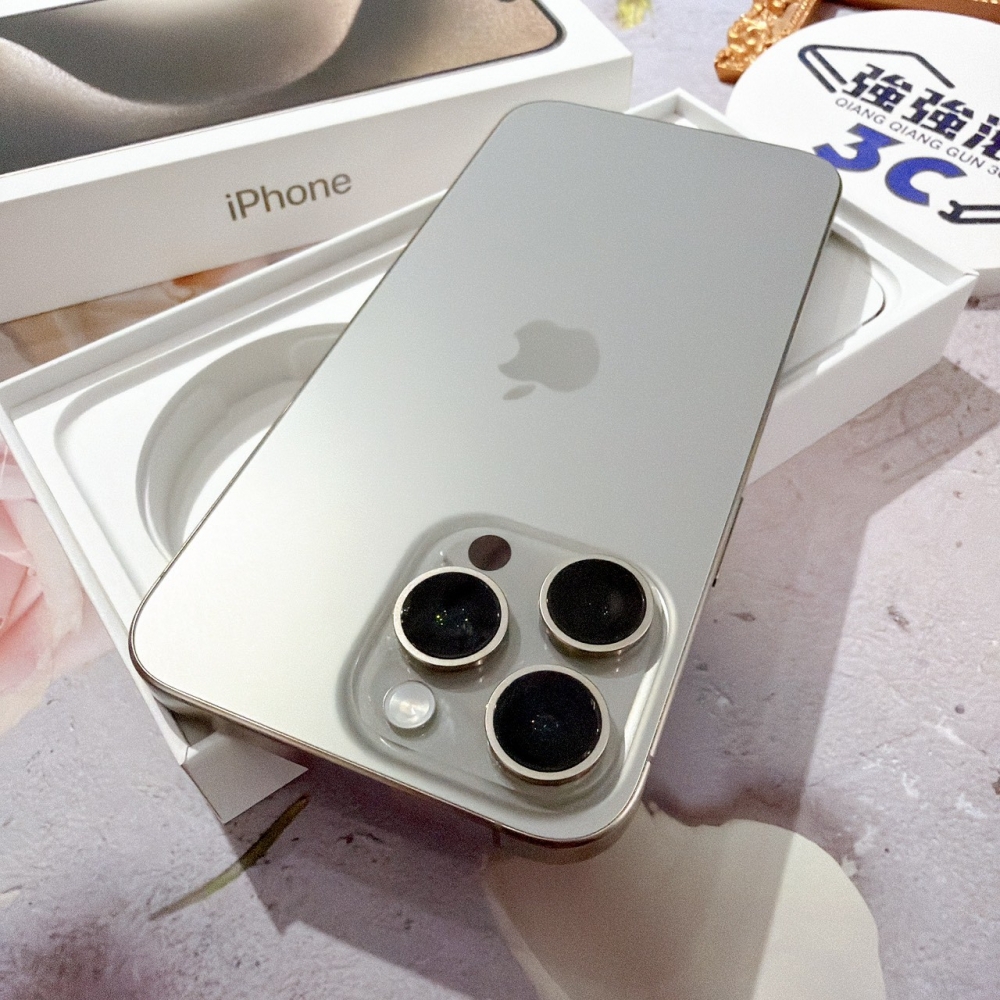 善化-二手 iPhone15 Pro Max 512G 原色 #47378（店家保固365天）