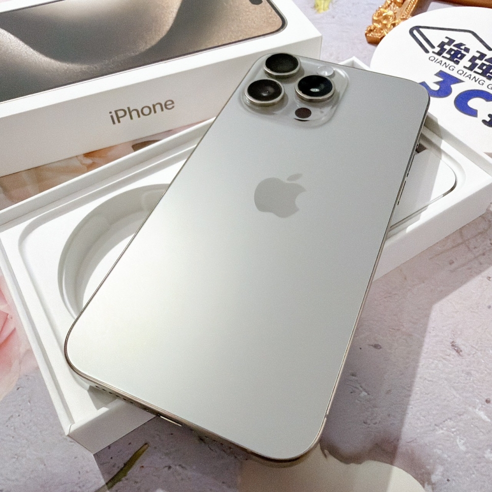 善化-二手 iPhone15 Pro Max 512G 原色 #47378（店家保固365天）