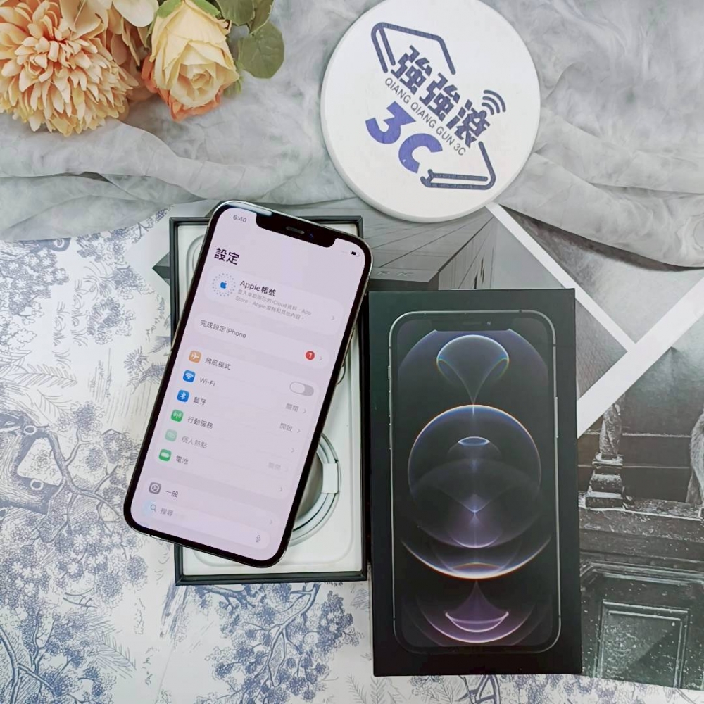 歸仁-二手iPhone12 pro 256G 黑色#13864（店保365天）