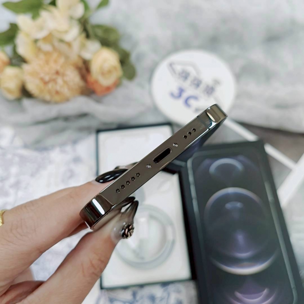 歸仁-二手iPhone12 pro 256G 黑色#13864（店保365天）