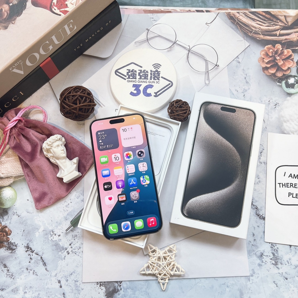 二手 iPhone15 Pro Max 256G 原色#98588（店保365天）