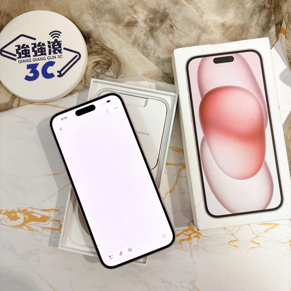 二手 iPhone 15Plus 256G 粉色 *35611（店保365天）