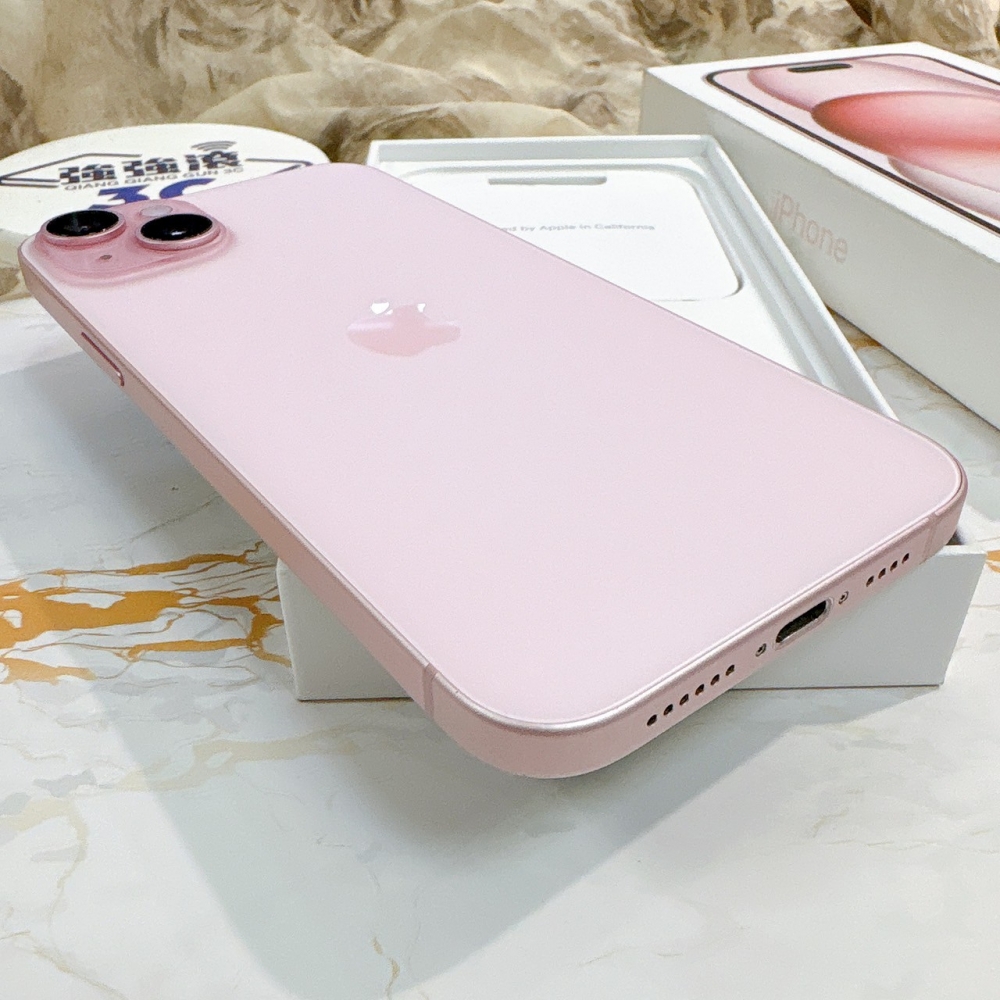 二手 iPhone 15Plus 256G 粉色 *35611（店保365天）