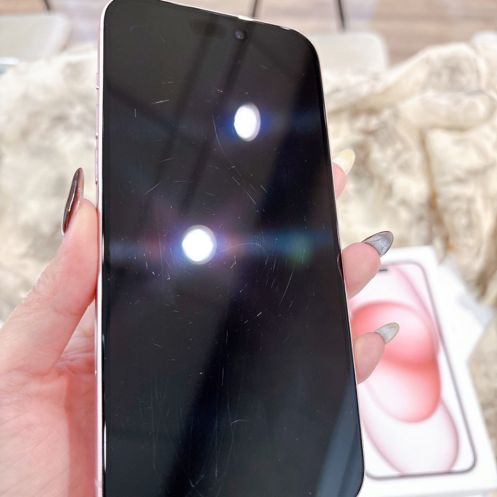 二手 iPhone 15Plus 256G 粉色 *35611（店保365天）
