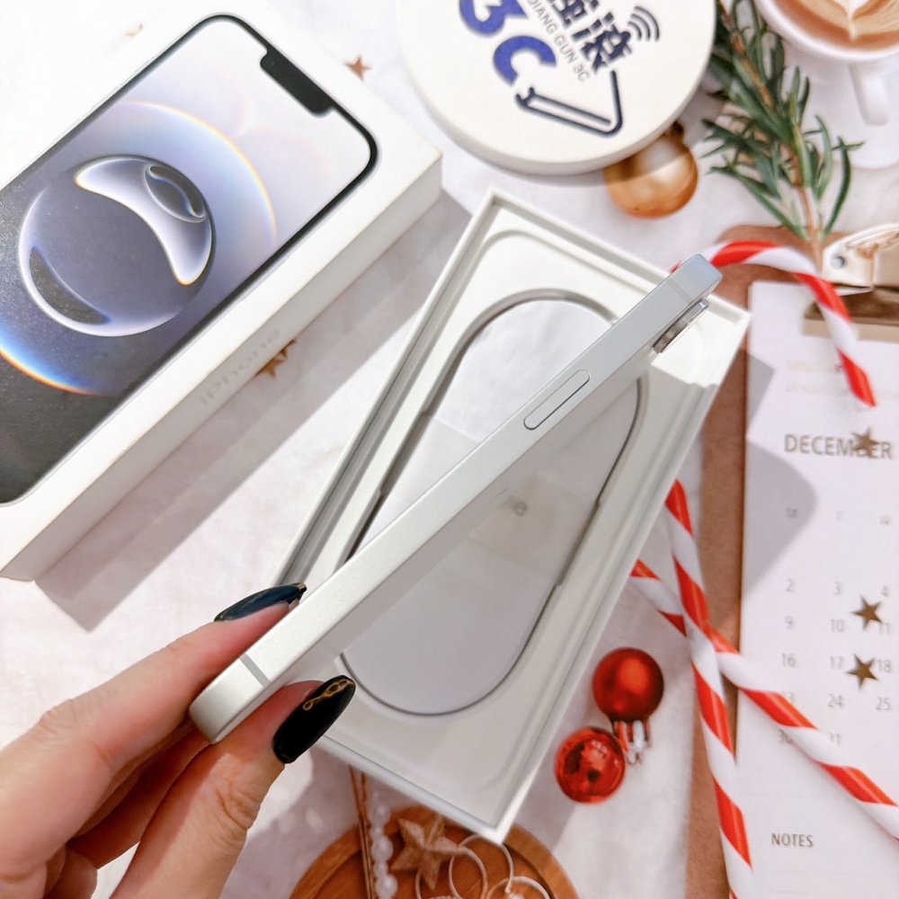 善化-二手 iPhone16e  256G 白色 #06868（原廠保固）