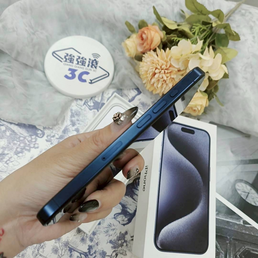 歸仁-二手iPhone15 pro 256G 藍色#02418(店保365天)