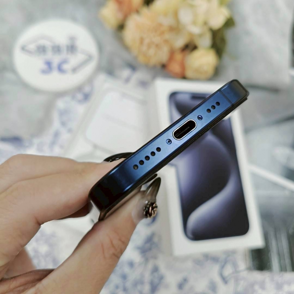 歸仁-二手iPhone15 pro 256G 藍色#02418(店保365天)