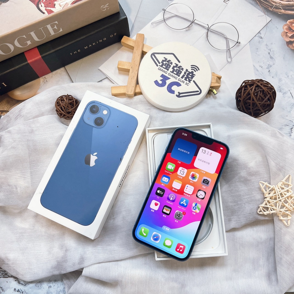二手 iPhone 13 128G 藍色*09732(店保365天)
