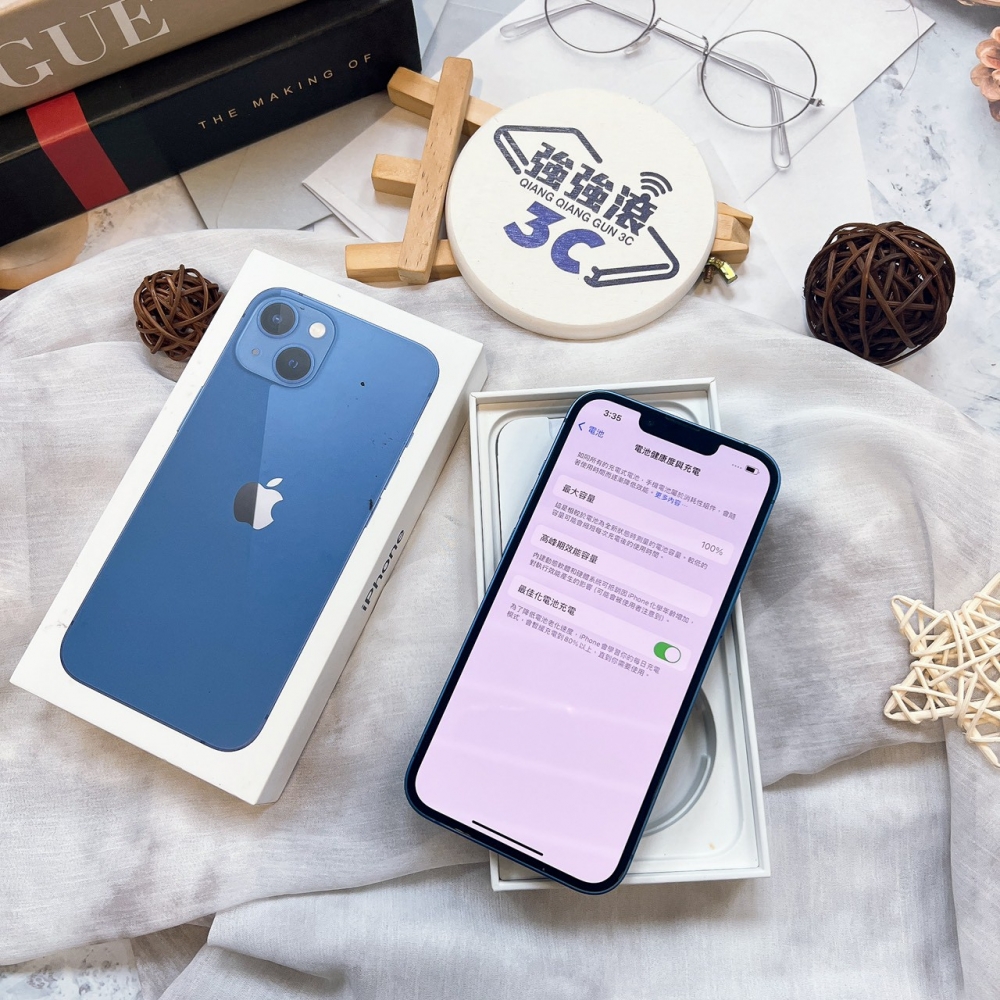 二手 iPhone 13 128G 藍色*09732(店保365天)