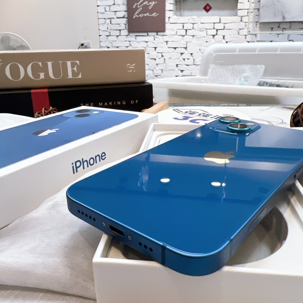 二手 iPhone 13 128G 藍色*09732(店保365天)