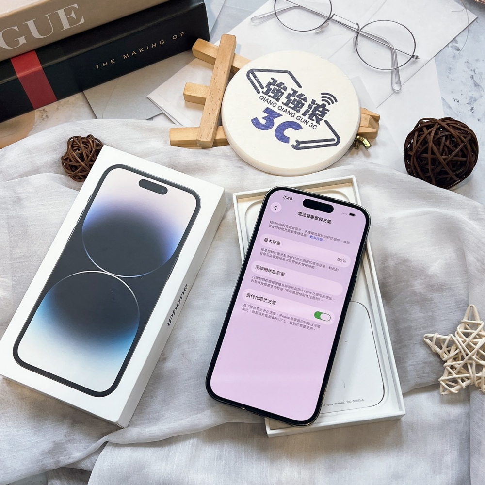 二手 iPhone 14Pro 256G 黑色*49946 (店家保固365天)