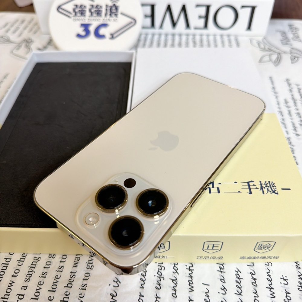 鹽行-二手 iPhone14Pro 128G 金色#93493（店保365天）