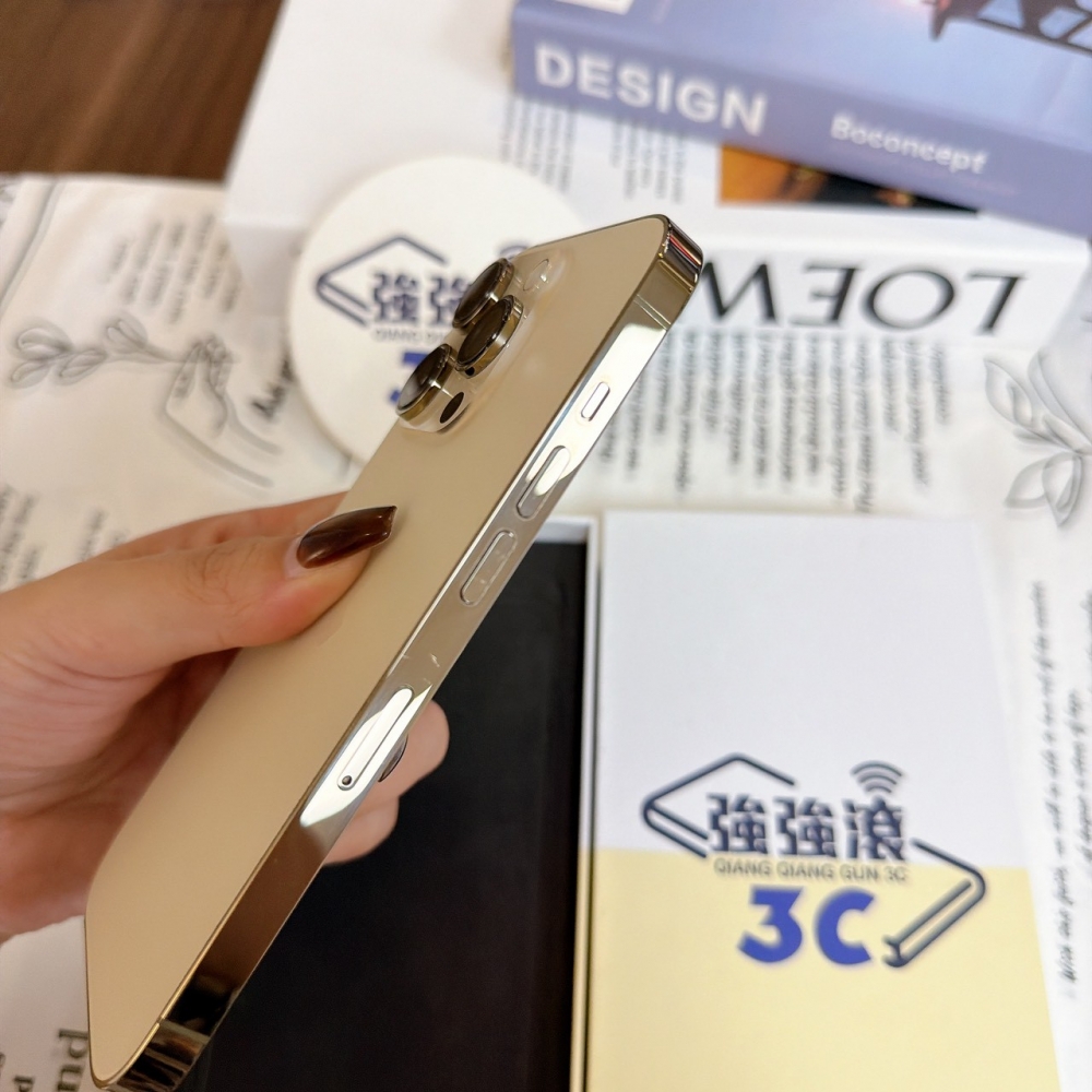 鹽行-二手 iPhone14Pro 128G 金色#93493（店保365天）